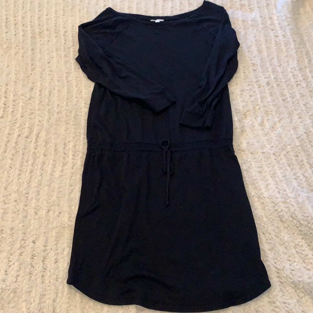 Never worn black long sleeve t shirt dress